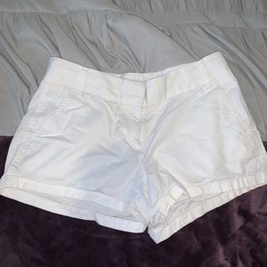 J Crew White Chino Shorts